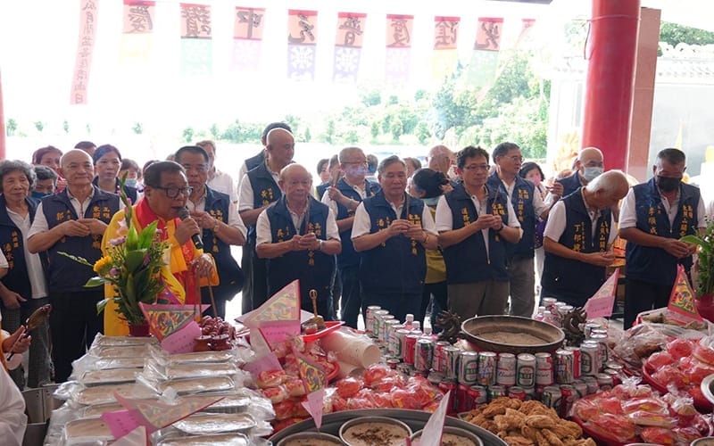 a0811高雄東照山關帝廟中元普渡登場1