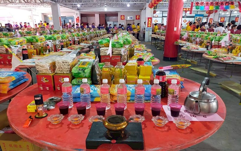 a0908東照山關帝廟普渡結合公益數十載3