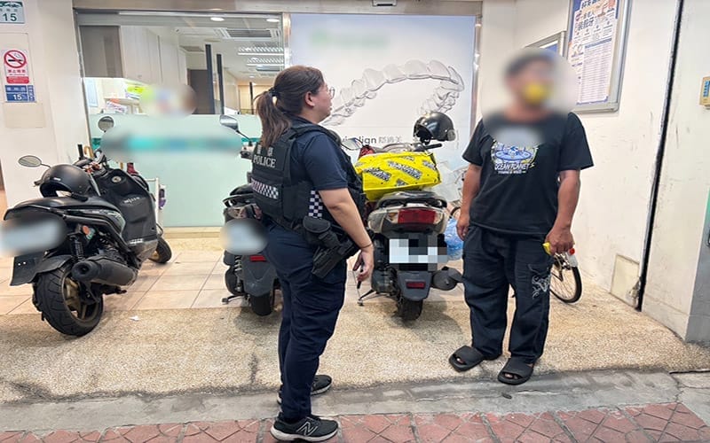 a0522男子徒步返鄉體力不支