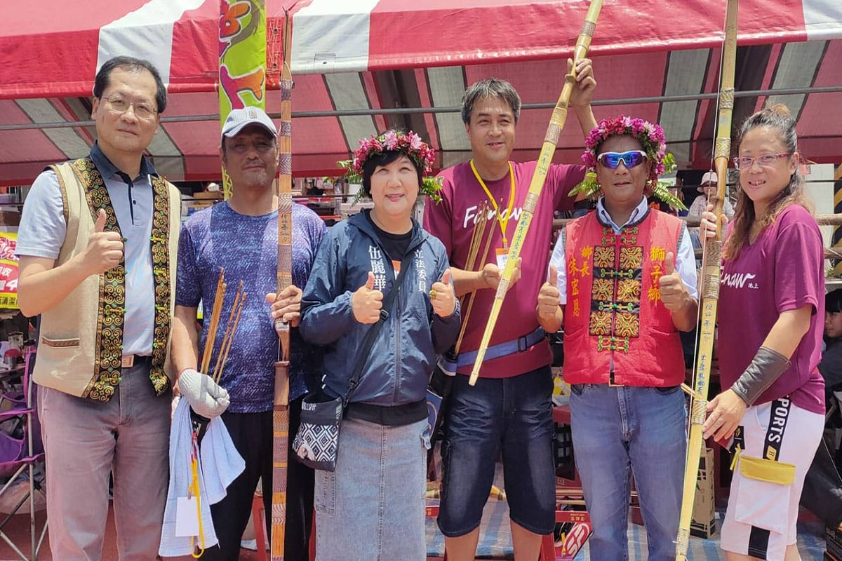 a0525獅子鄉公所麻里巴狩獵祭傳統弓射箭全國賽登場競技3