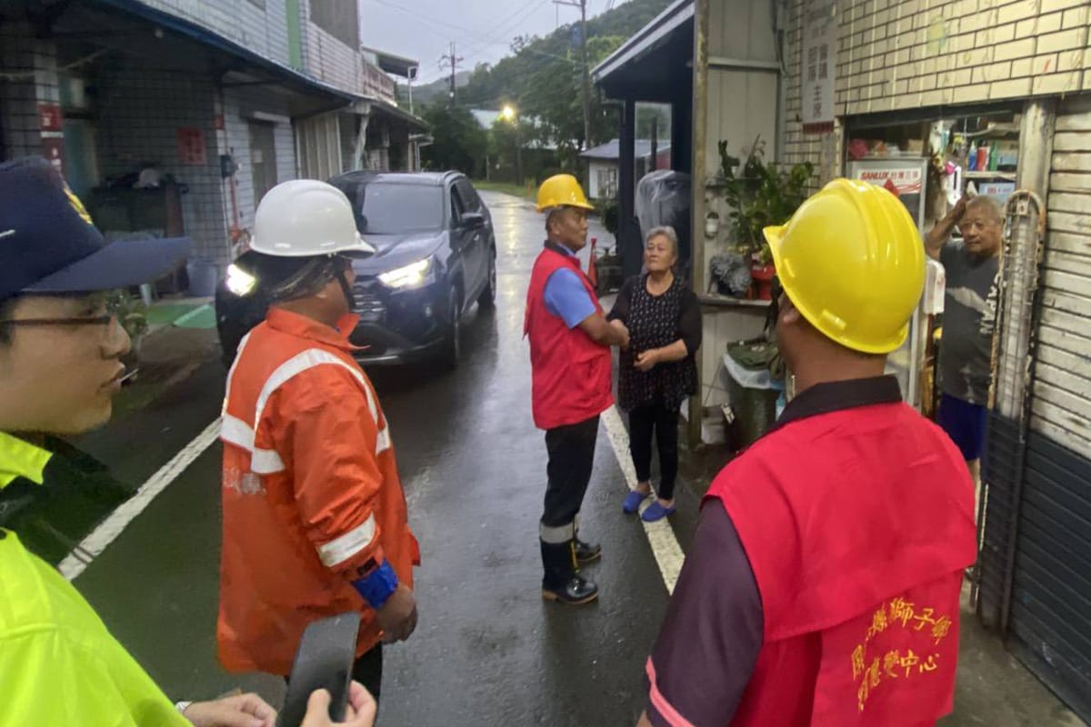a0707丹娜絲來襲 獅子鄉執行預防性撤離 確保民眾安全4
