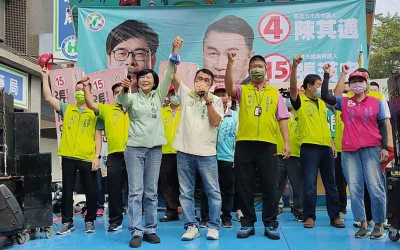 高雄1106張漢忠成立鳳南聯合後援會人潮爆滿2