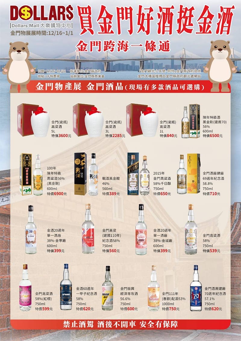 高雄1216金門物產展 買金門好酒挺金酒3